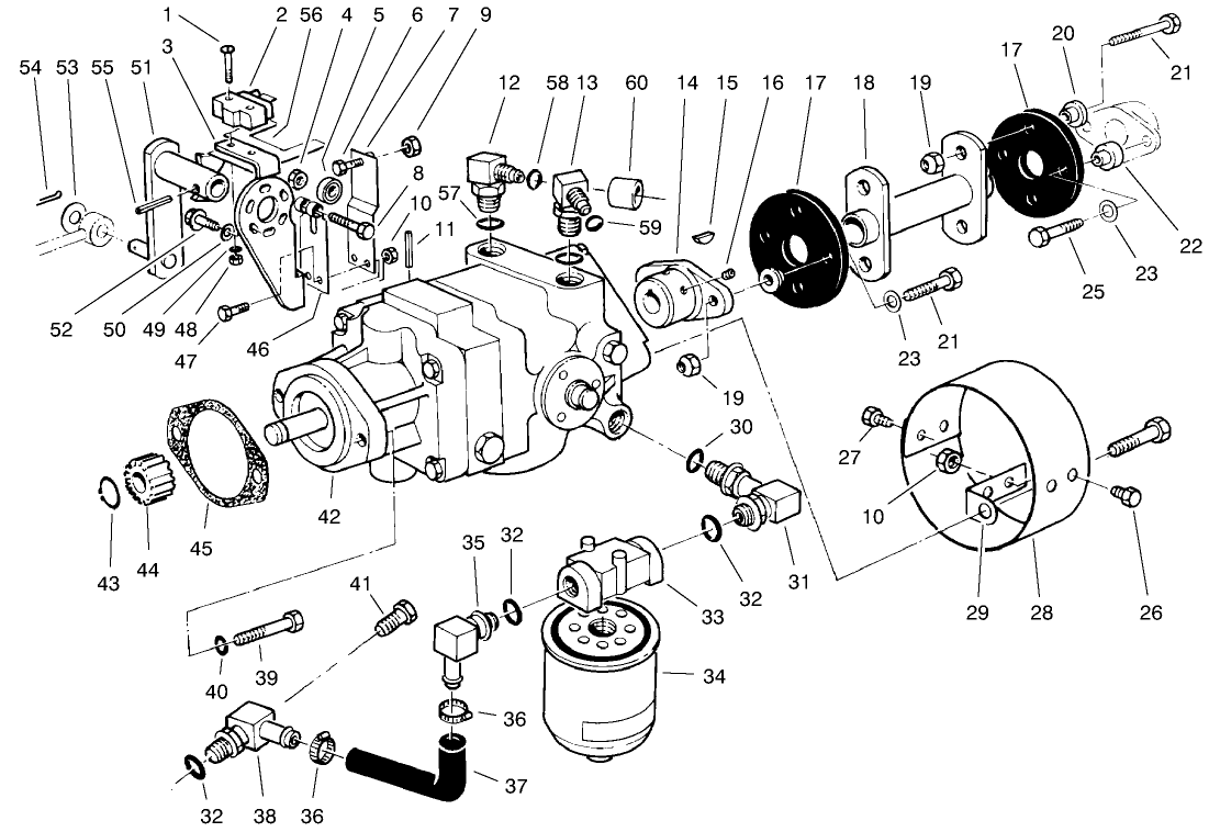 Hydraulic Transmission Assembly