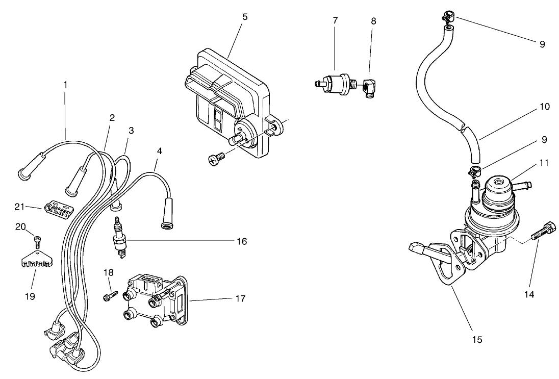 Ignition & Fuel Pump Assembly