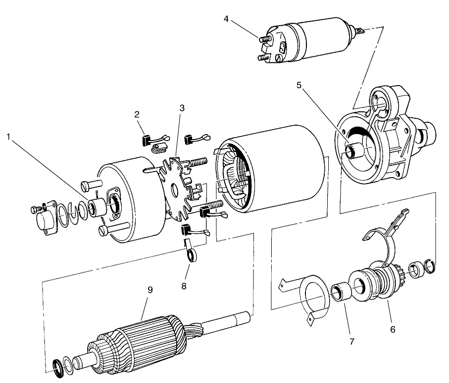Starter Motor Assembly (91ab11000jb)