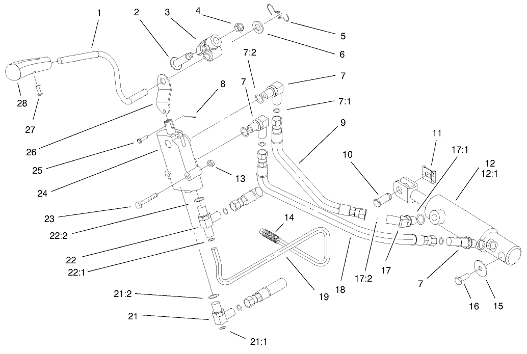 Upper Hydro Lift Assembly