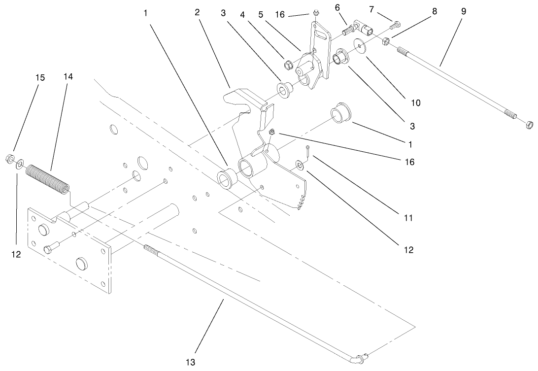 Lower Parking Brake Assembly