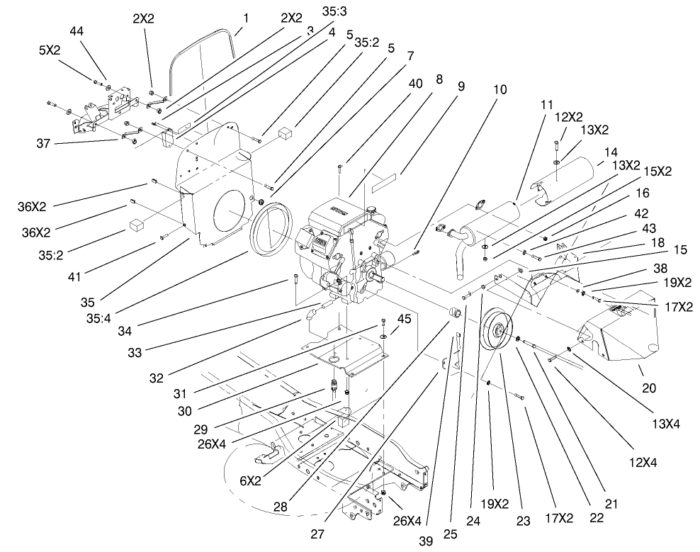 Air Cooled Engine Assembly
