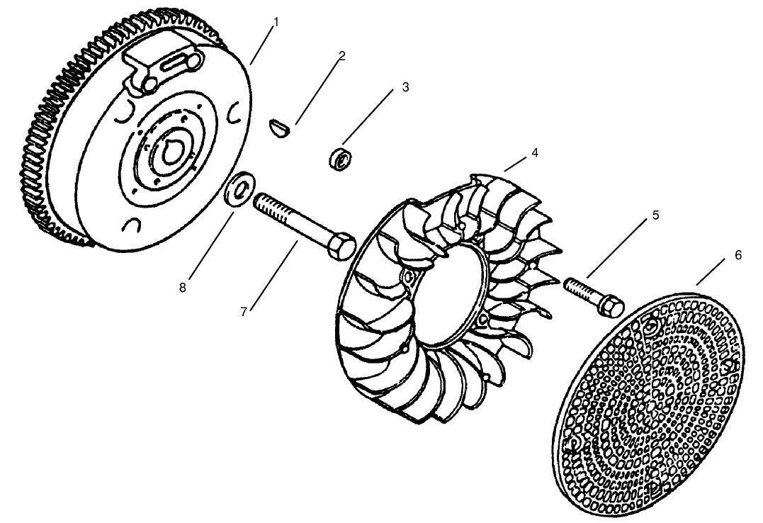 Flywheel Kohler Model Ms14s-Ts601559