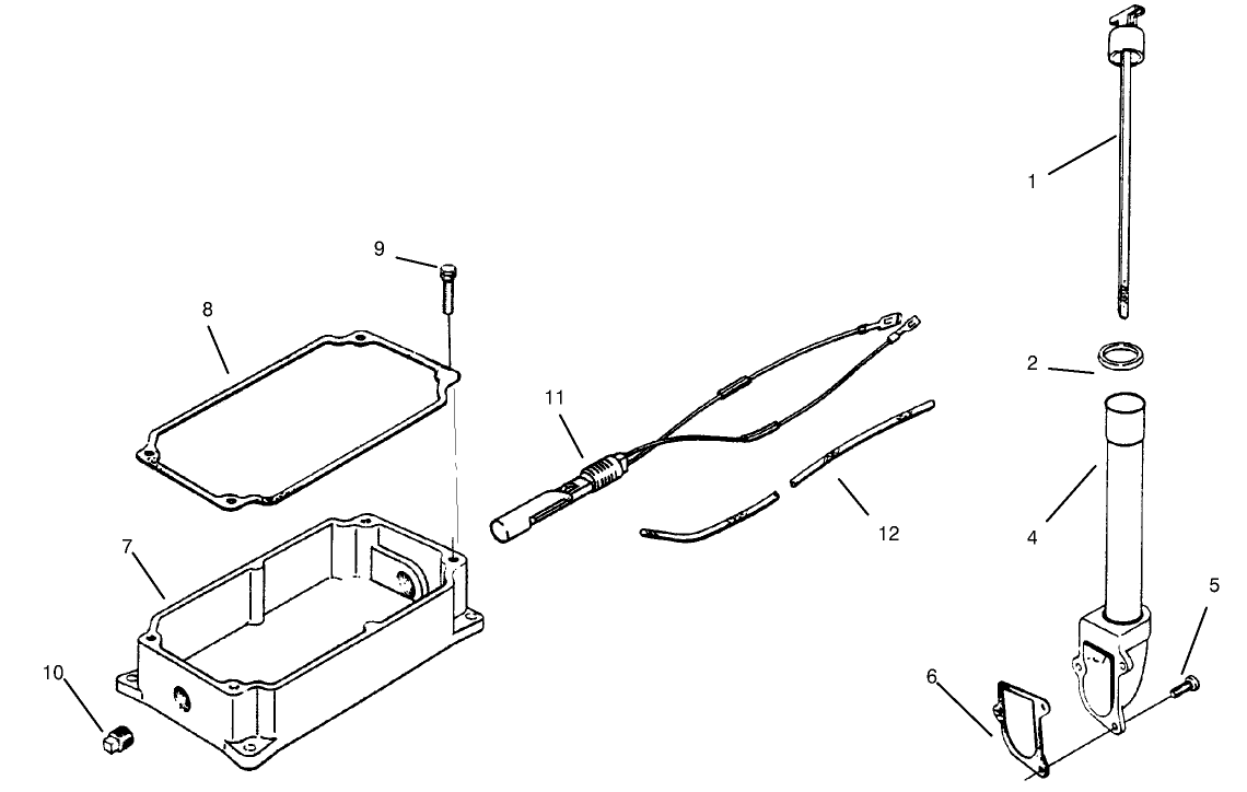 Oil Pan And Dipstick Kohler Model Ms14s-Ts601559