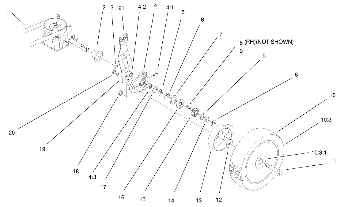 Gear Case and Wheel Assembly