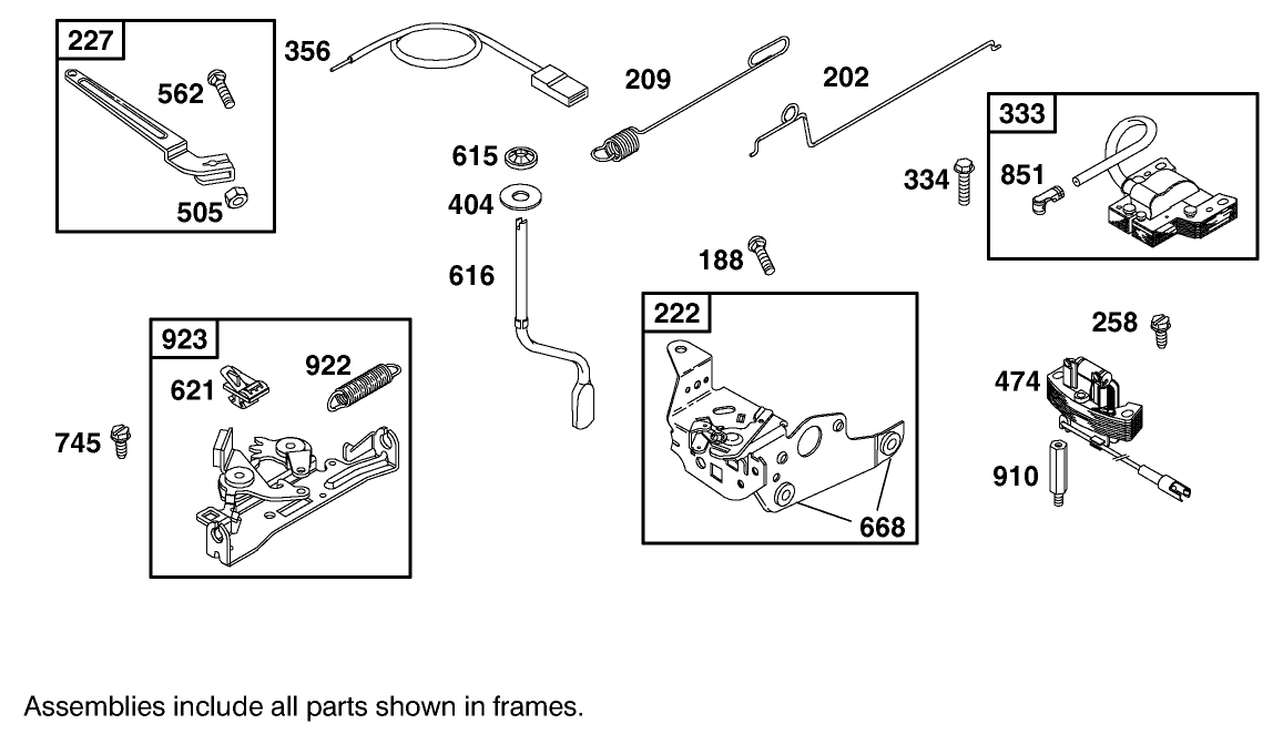 Governor Assembly  Briggs and Stratton 12h807-1775-E1