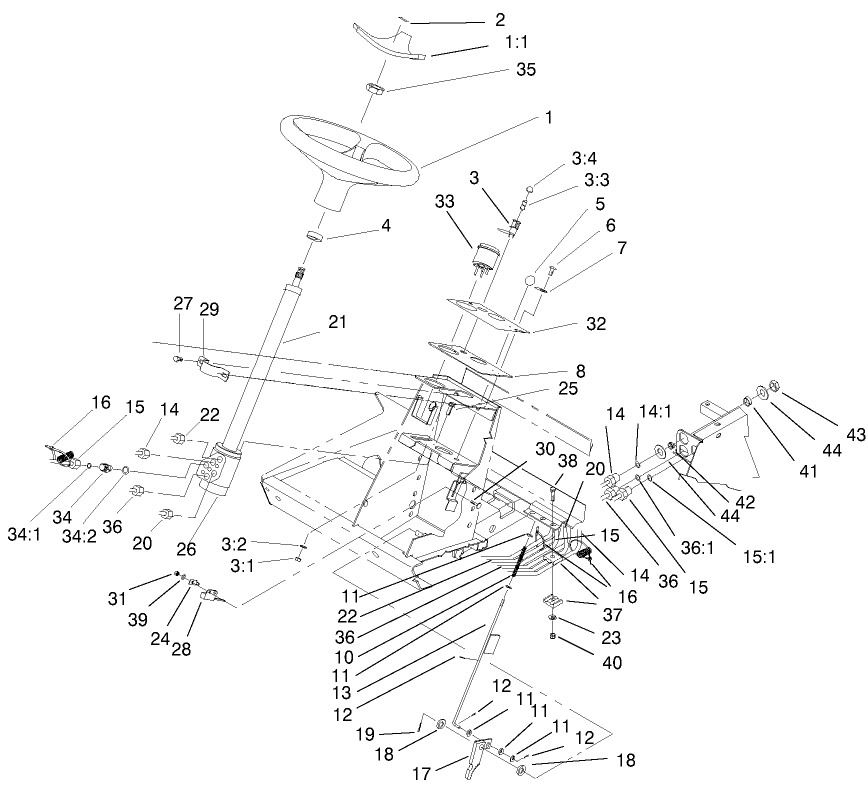 Steering Tower Assembly