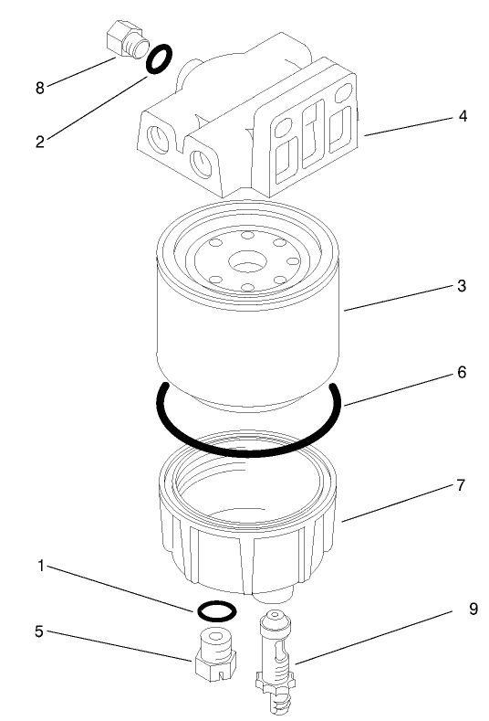 Water/fuel Separator Assembly No. 98-9305