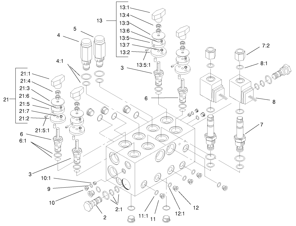 Mow Block Assembly