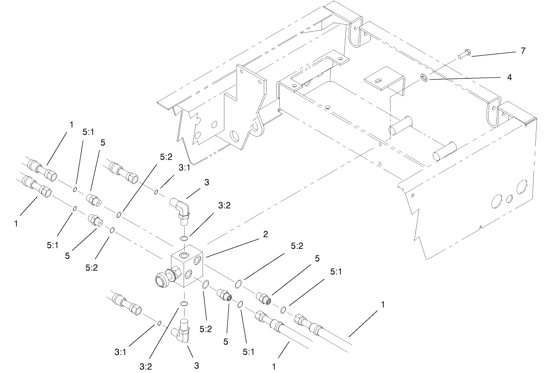 Rear Hydraulic Manifold Assembly