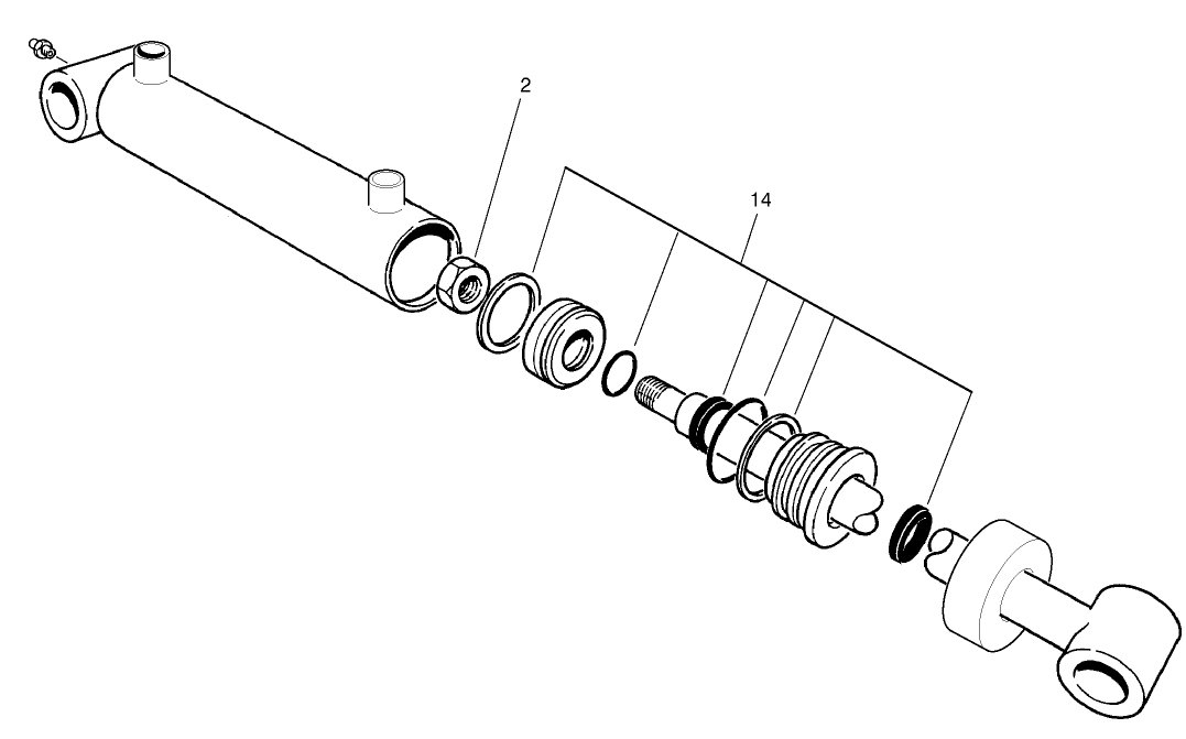 Hydraulic Cylinder Assembly No. 99-6987
