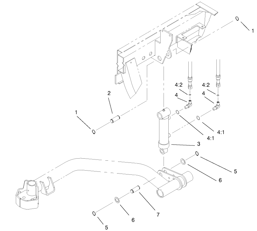 Rear Lift Cylinder Assembly