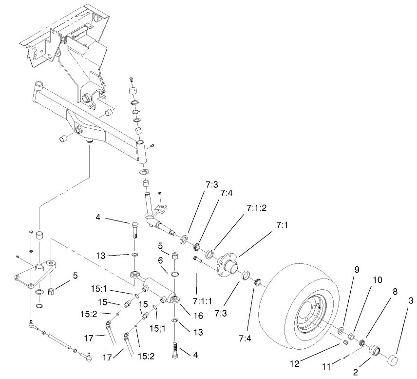 2wd Rear Axle Assembly