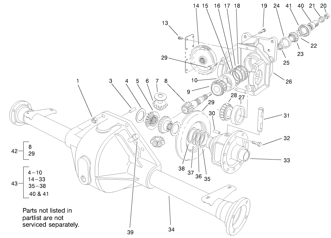 Axle Assembly No. 99-6981-03