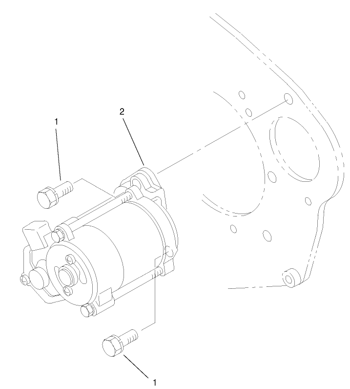 Starter Mount Assembly