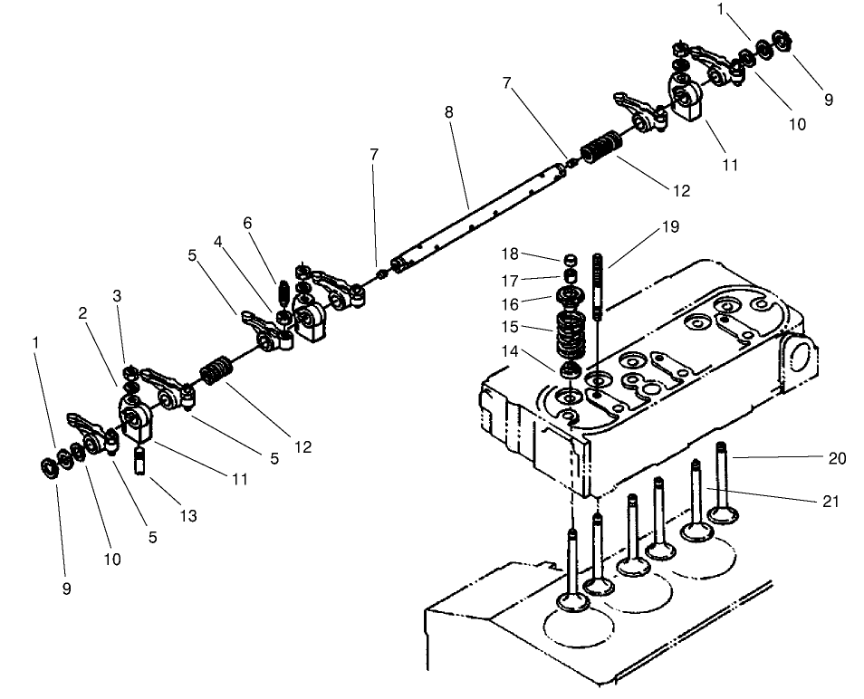 Valve & Rocker Arm Assembly