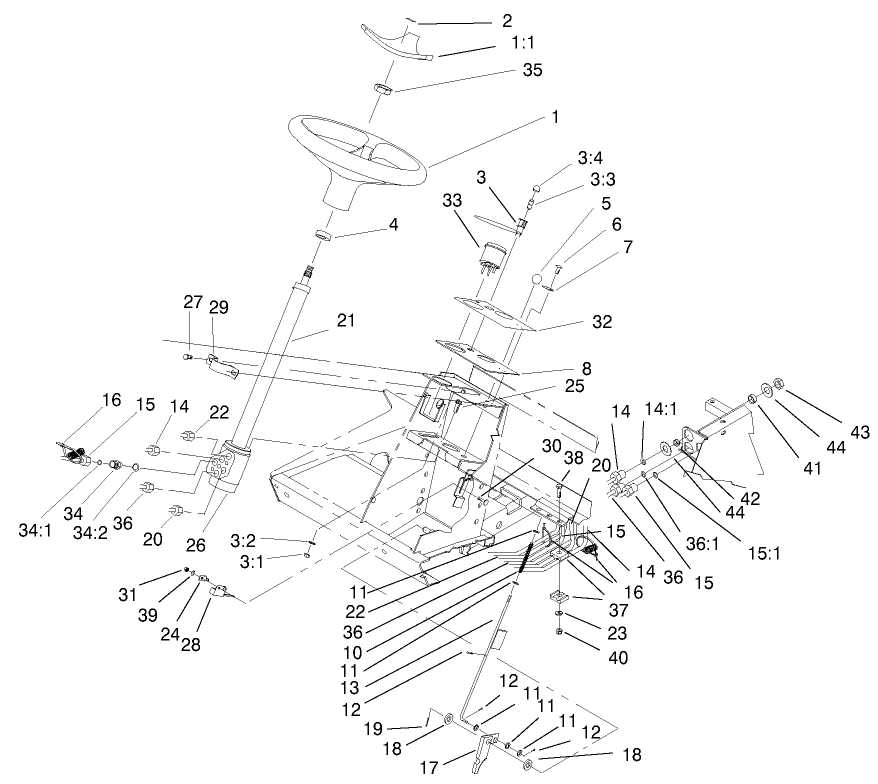 Steering Tower Assembly