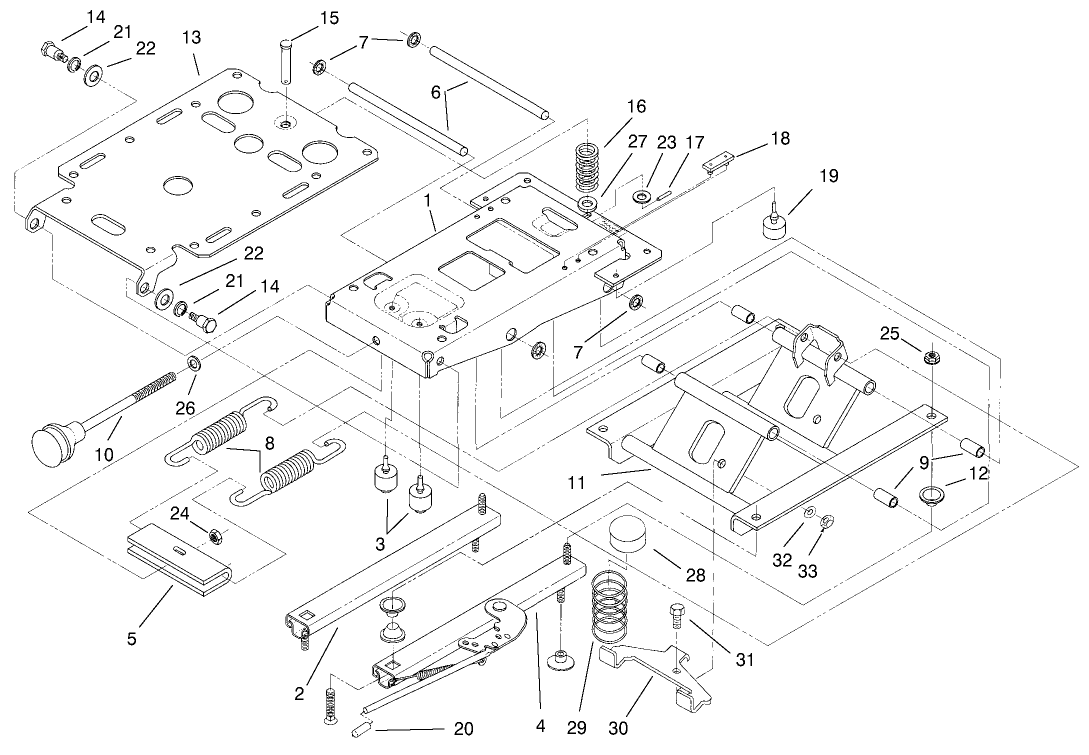 Seat Suspension Assembly No. 75-3000