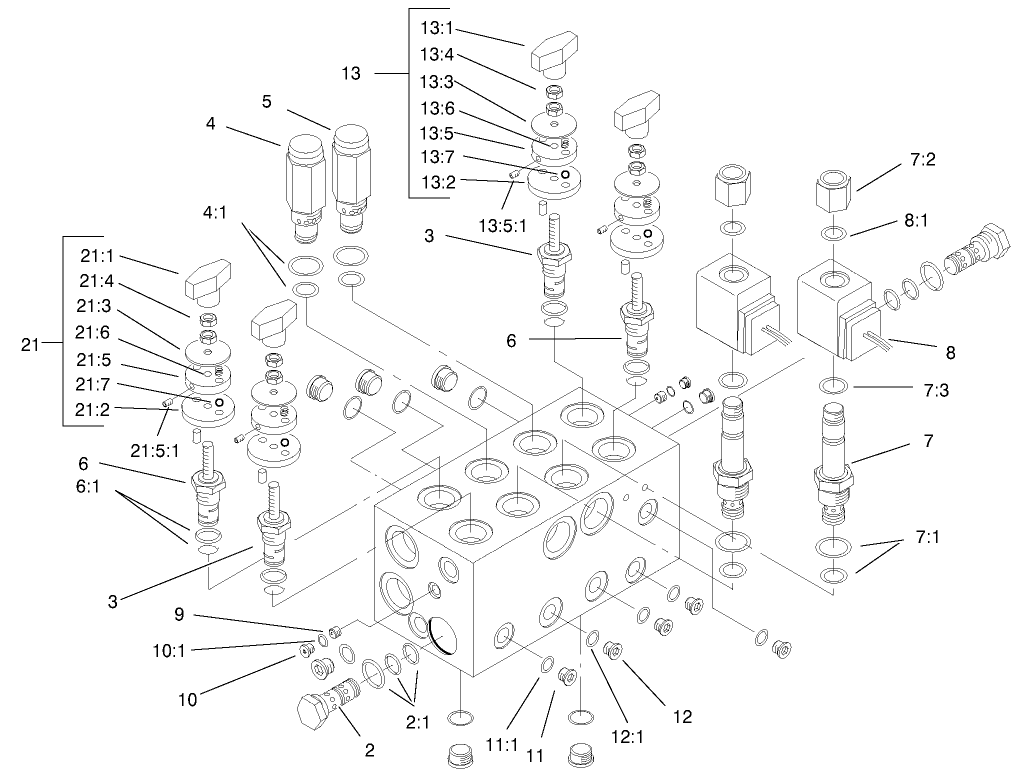 Hydraulic Manifold Assembly No. 99-6978