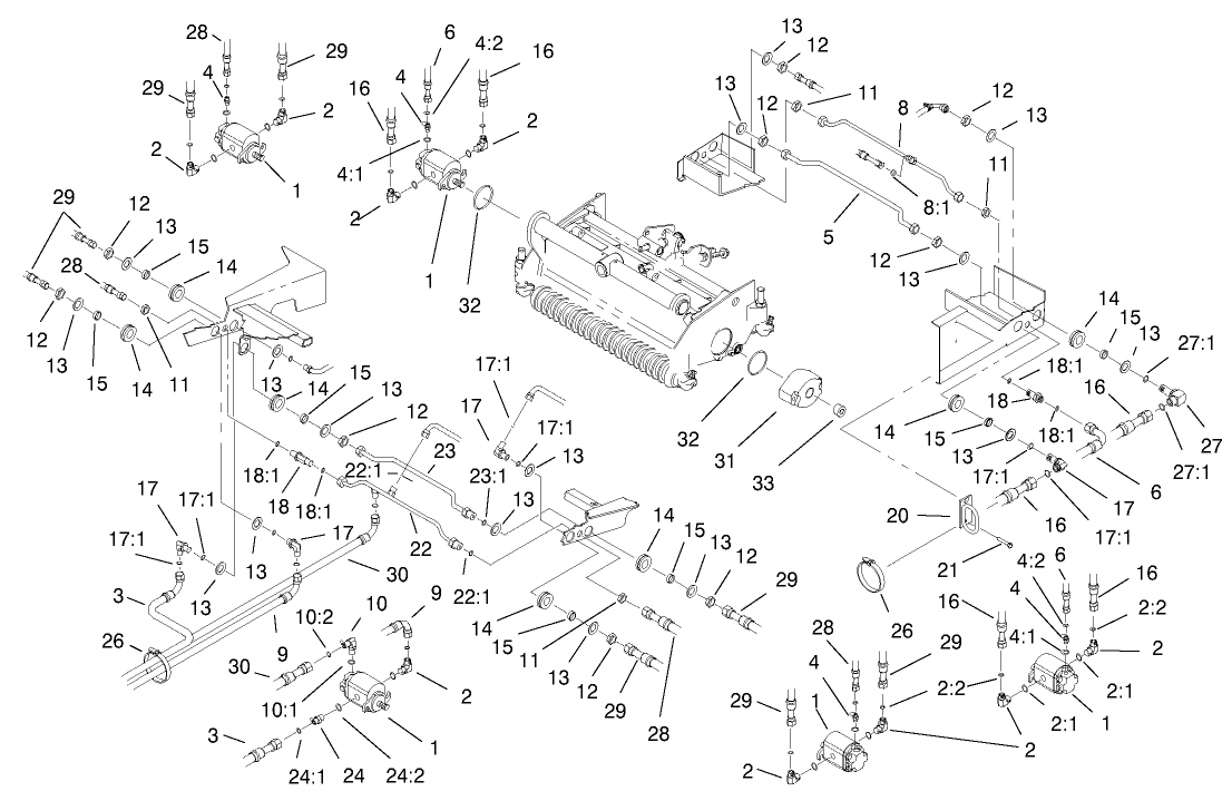Reel Motor And Hose Assembly