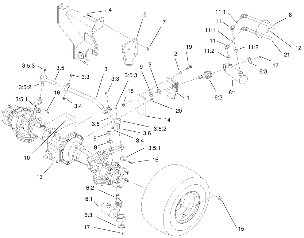 4wd Rear Axle Assembly