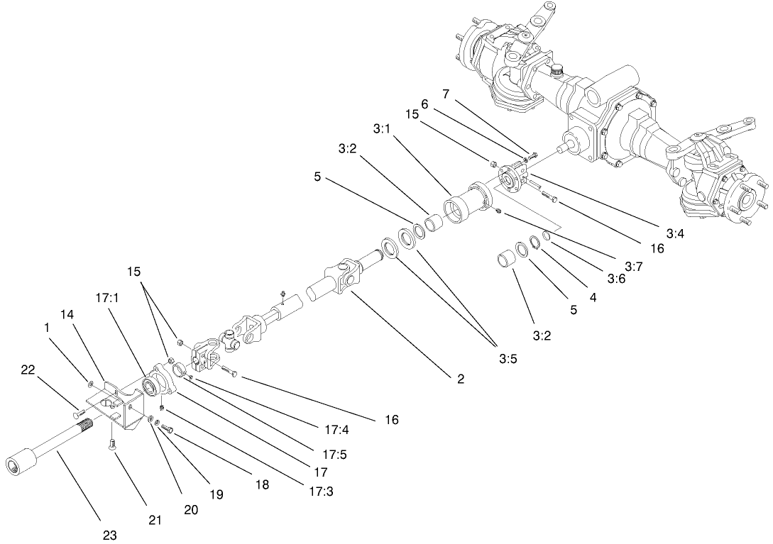 4wd Shaft Assembly