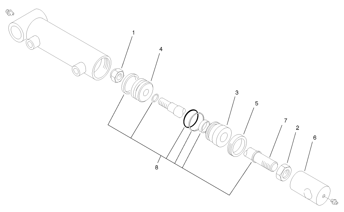 Hydraulic Cylinder Assembly No. 95-8978