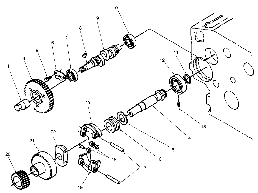 Fuel Camshaft Assembly