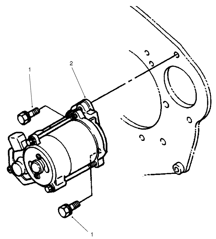 Starter Mount Assembly