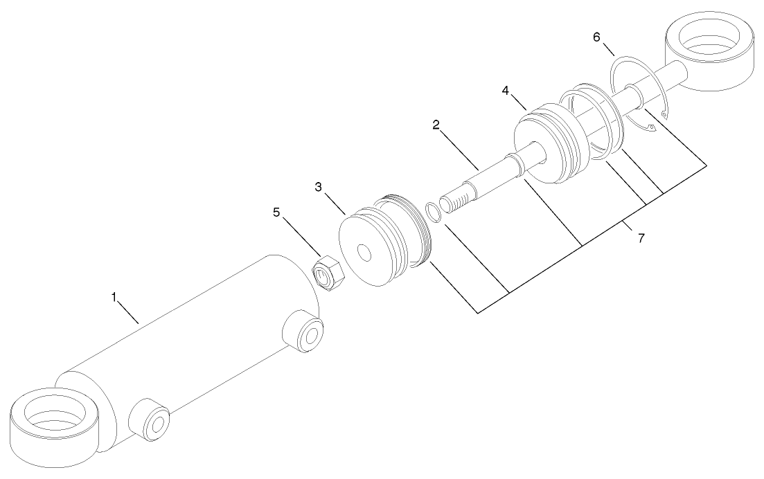 Hydraulic Cylinder Assembly No. 94-8141