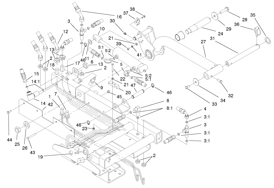 Rear Lift Arm Assembly