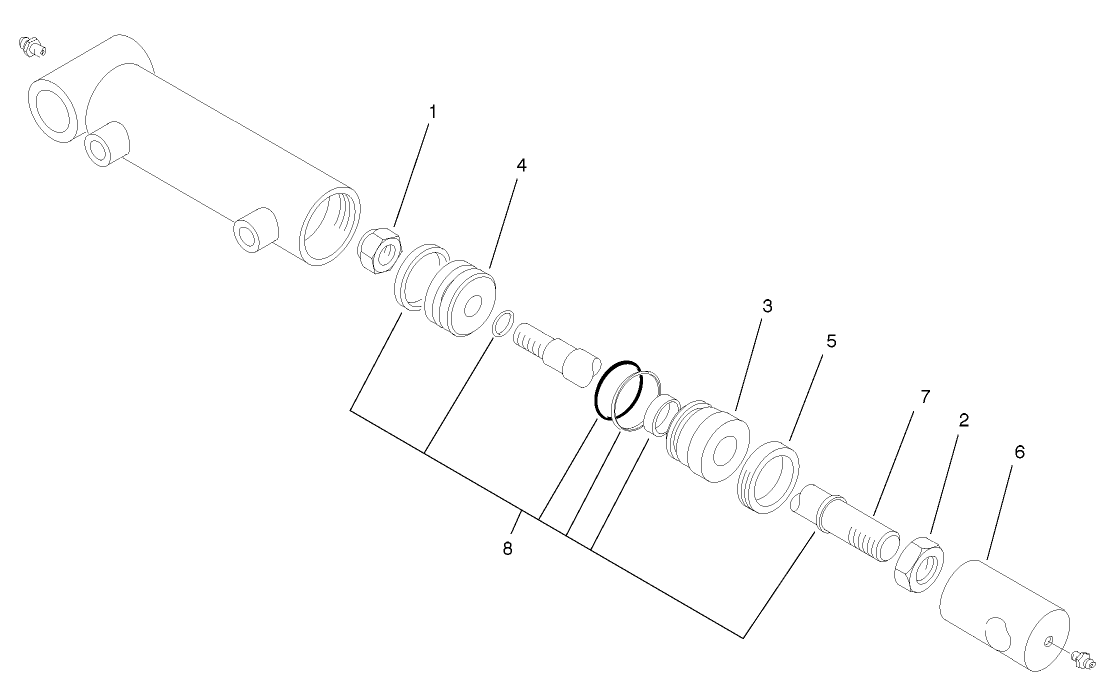 Hydraulic Cylinder Assembly No. 95-8978