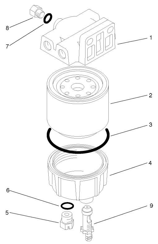 Water/fuel Filter Assembly No. 98-9305