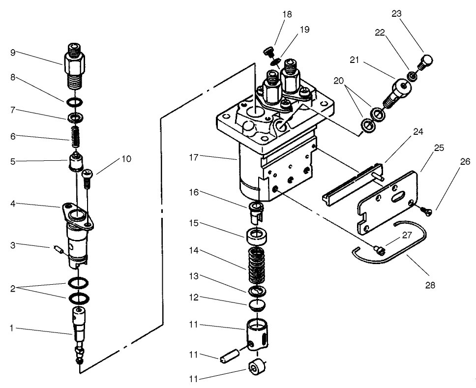 Injection Pump Assembly (continued)
