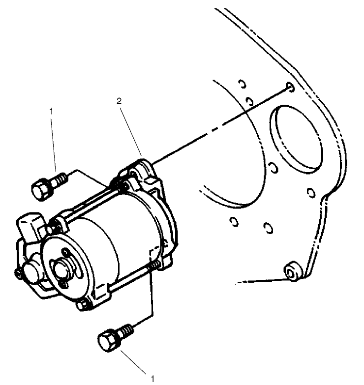 Starter Mount Assembly