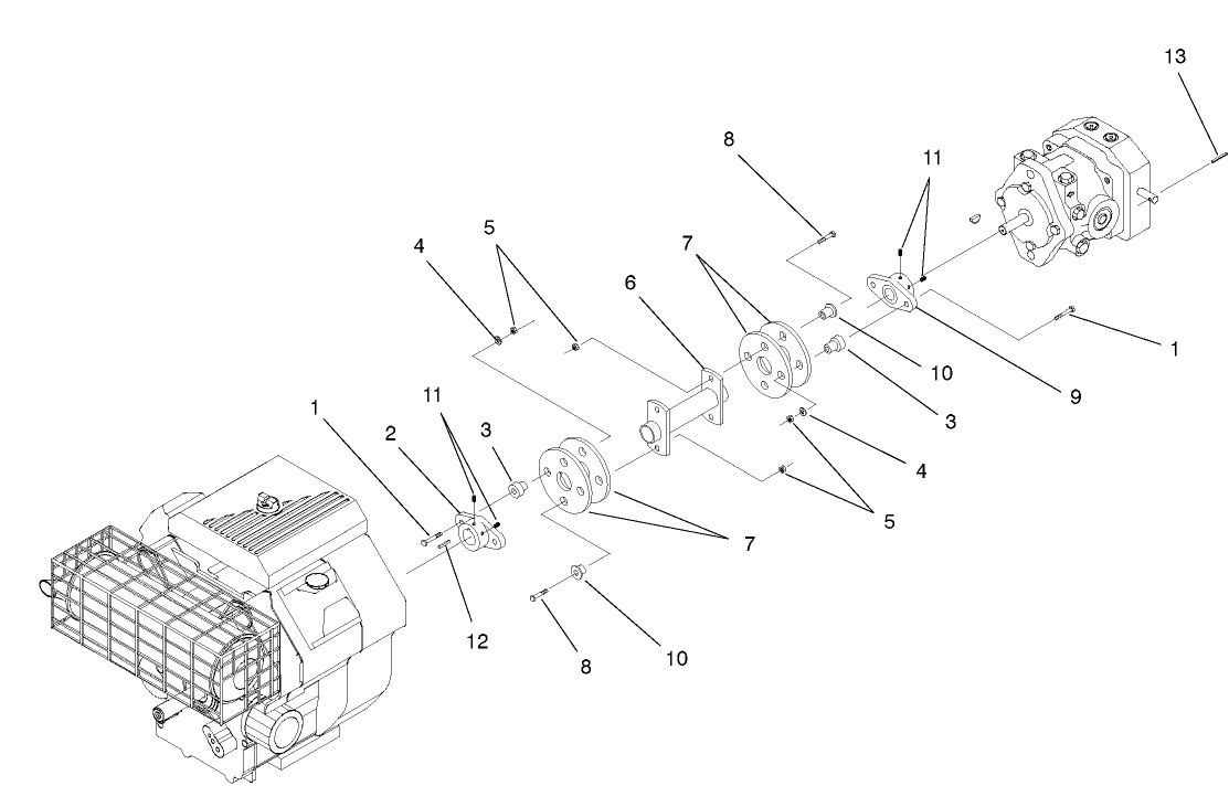 Drive Shaft-Pump Assembly