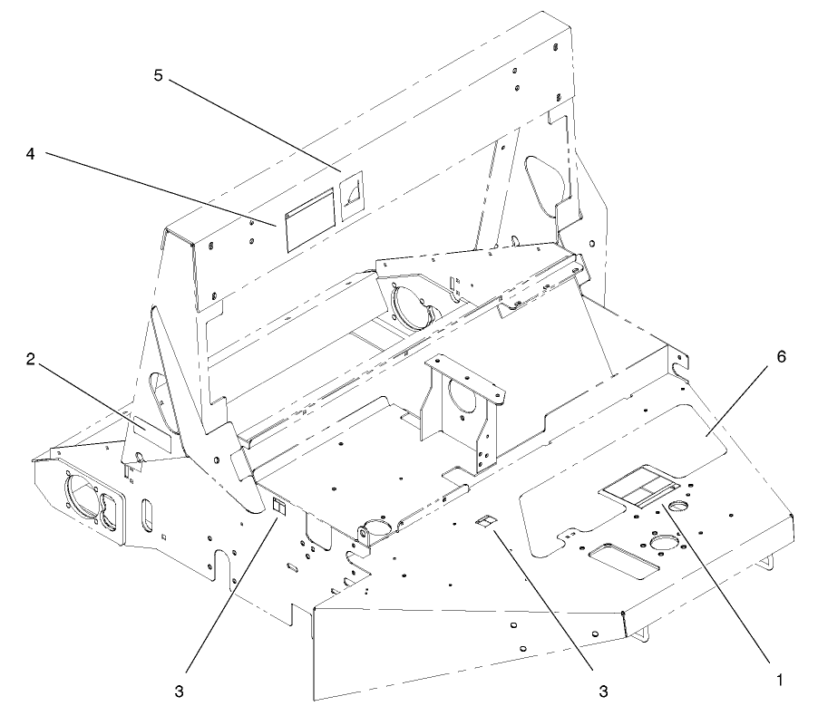 Main Frame Decal Assembly No. 100-4012