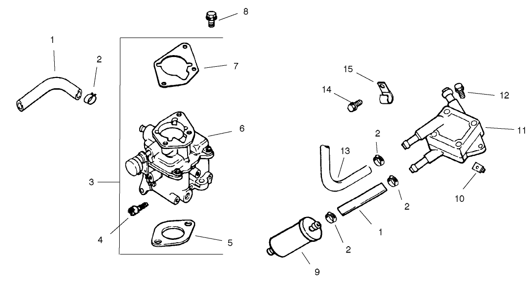 Fuel System Assembly  Kohler Ch18S PS-62595