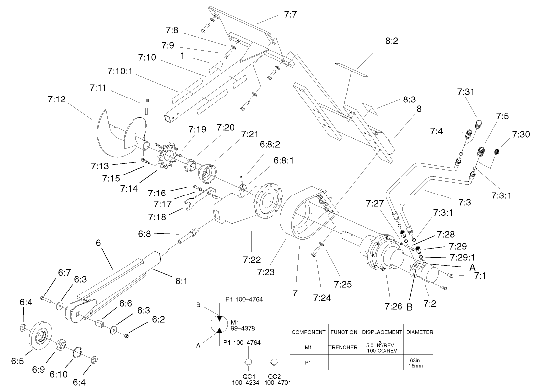 Trencher Assembly