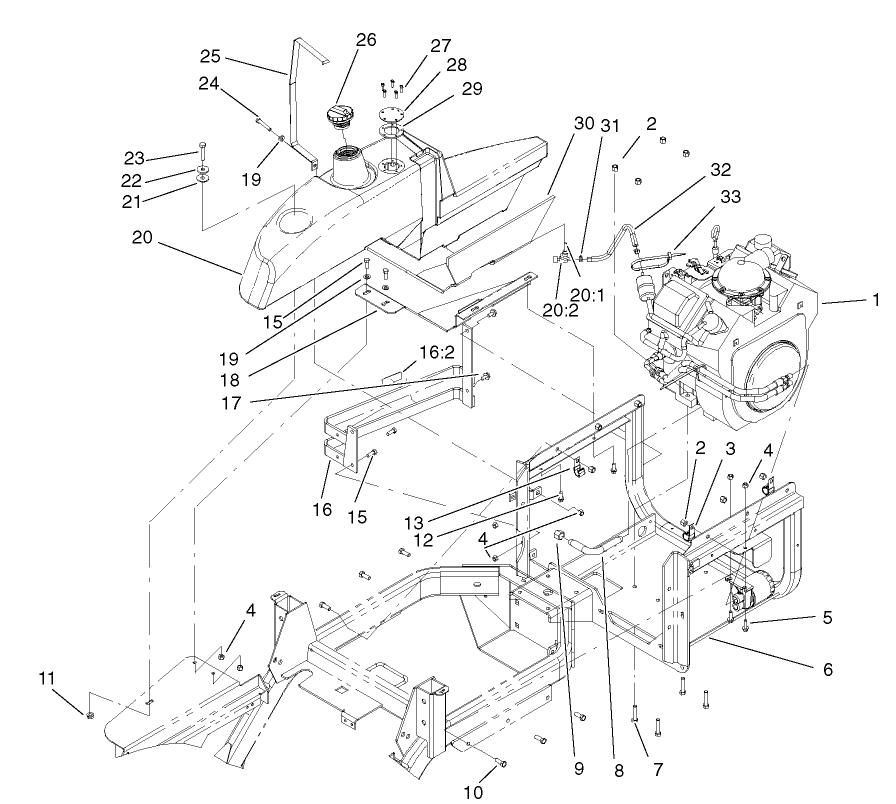Engine And Fuel Assembly
