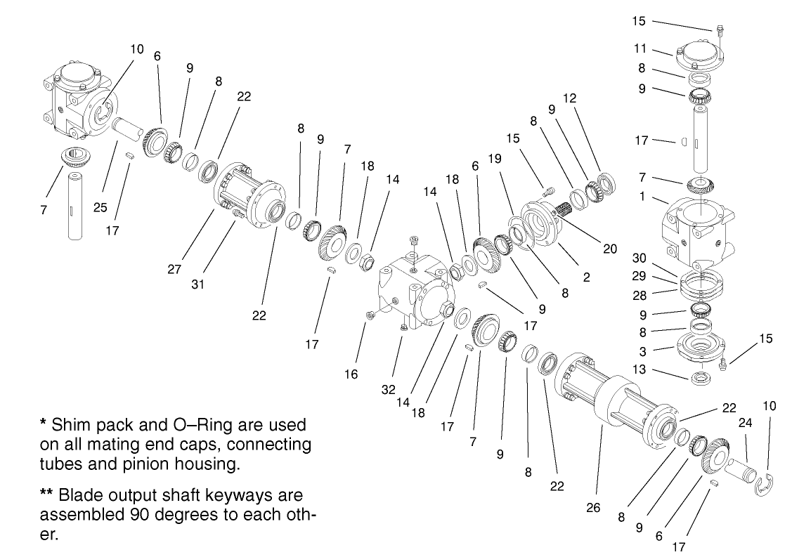 Gearbox Assembly No. 104-2446