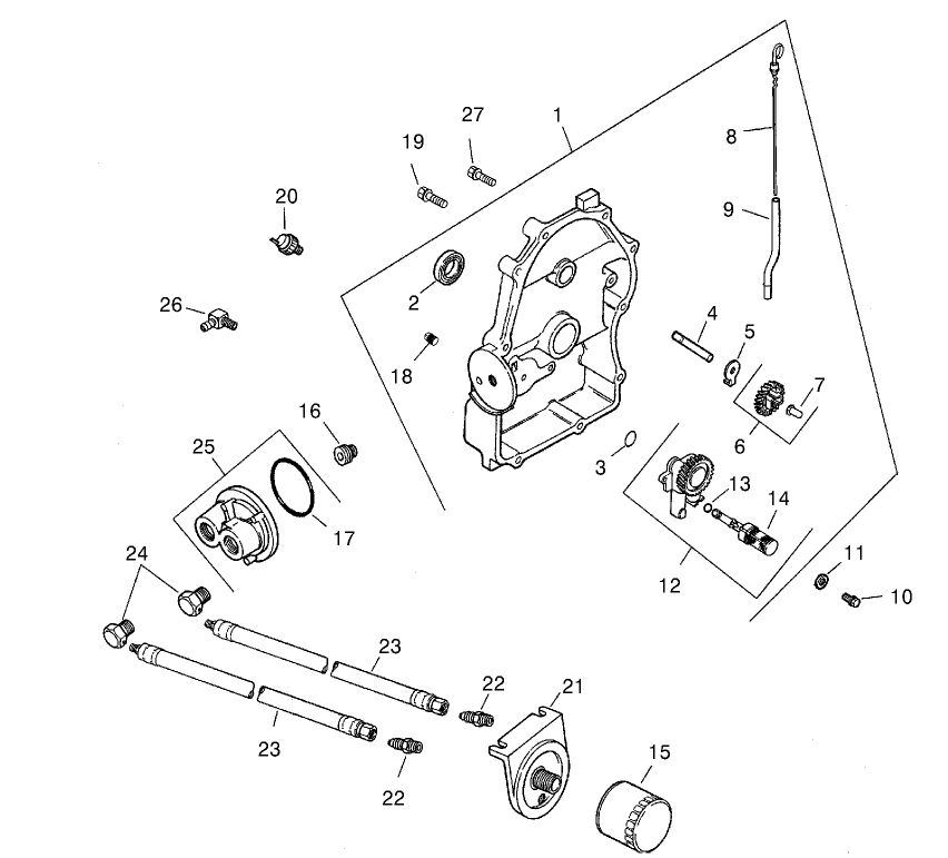 Oil Pan/lubrication (kohler Ch20s Ps64644)