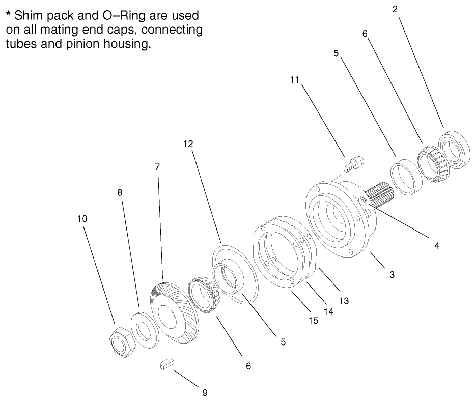 Pinion Assembly No. 100-7755