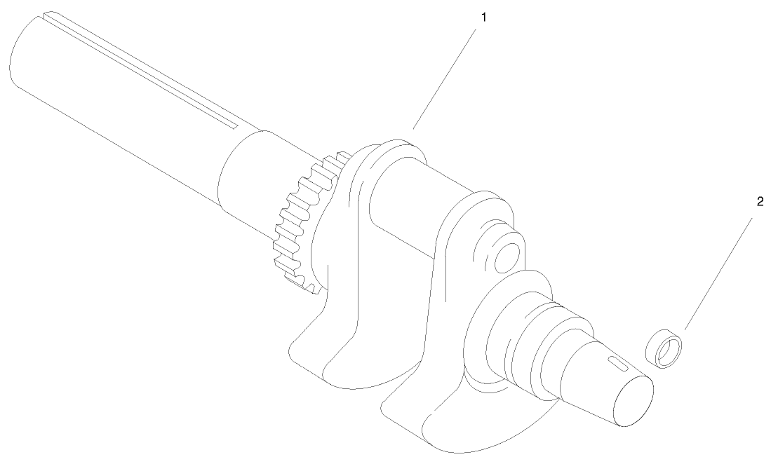 Crankshaft (kohler Ch25s Ps68656)