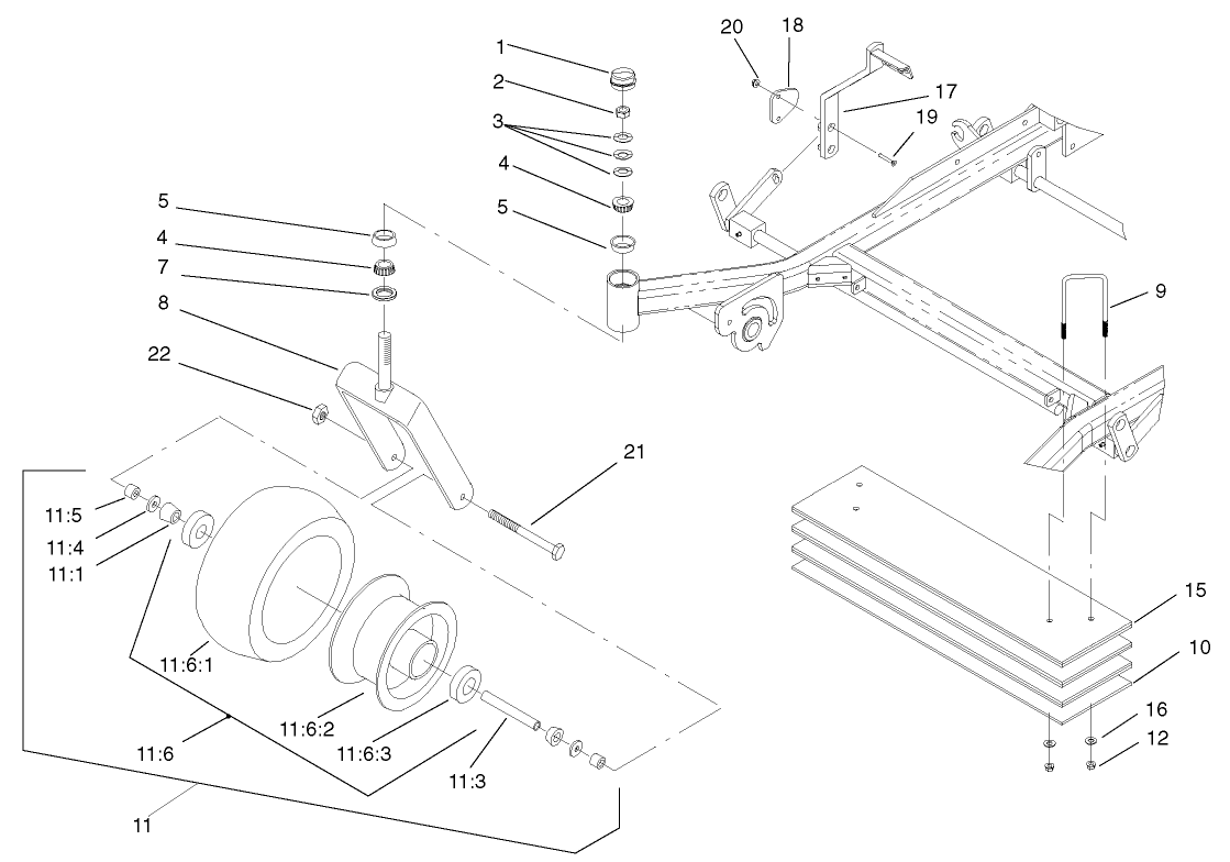 Caster And Wheel Assembly