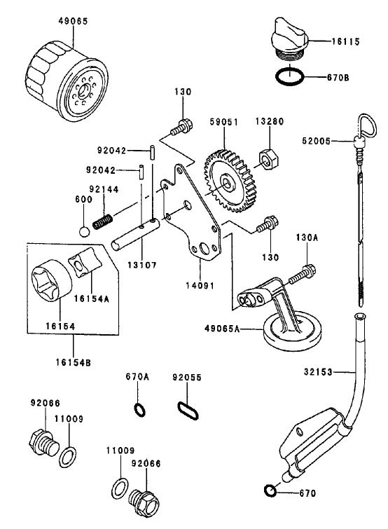 Lubrication Equipment (kawasaki Fd750d-As03)