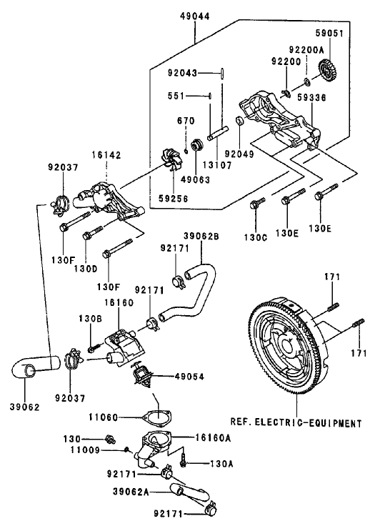 Cooling Equipment (kawasaki Fd750d-As03)
