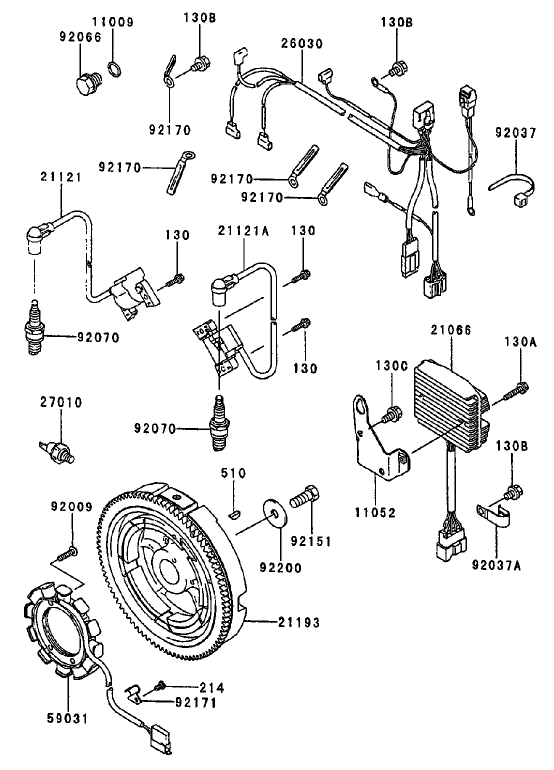 Electric Equipment (kawasaki Fd750d-As03)