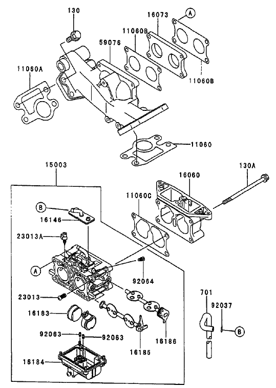 Carburetor (kawasaki Fd750d-As03)