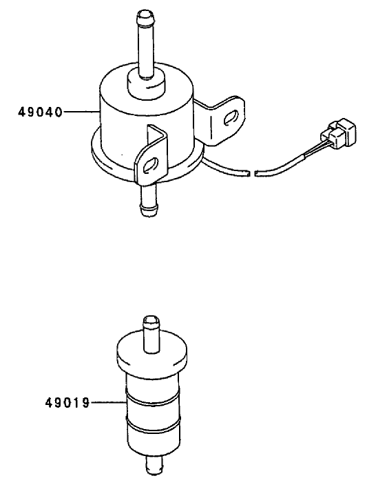 Fuel-Tank/fuel-Valve (kawasaki Fd750d-As03)